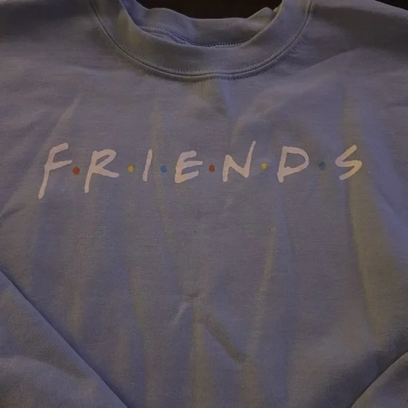 Friends sz L cropped sweatshirt - Picture 2 of 5